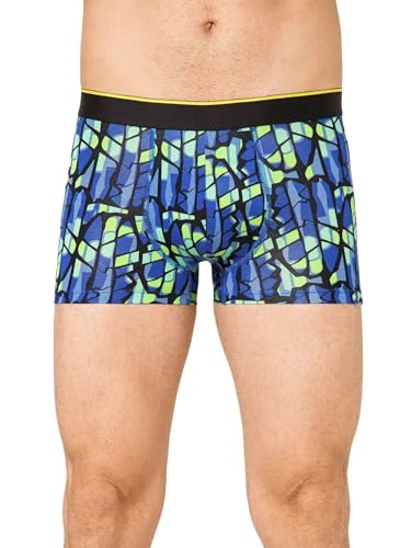 Image of Bummer Printed Micro Modal Trunks Underwear for Men - Ultra Soft & Breathable, 3 Times Softer Than Cotton, Anti-Bacterial, Stretchable for Ultimate Comfort & Style, Pack of 1 (A Shark Tank Product)
