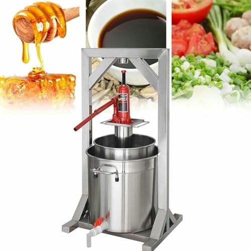 UWYTGF Fruit Press for Wine,Commercial Multifunctional Signs for Food,Grapeapple Manual of Stainless Steel with Hydraulic Juice of Berries and Vegetables
