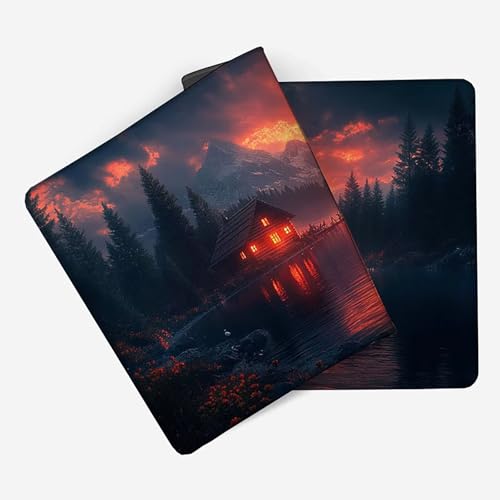 Tapis de souris XXL imperméable pour protéger le bureau et stabiliser le clavier
