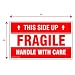Kenco 3" X 5" This Side Up Fragile Handle with Care Stickers for Shipping and Packing - 500 Adhesive Labels Per Roll