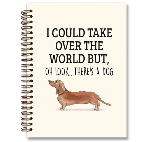 Carnet à spirales motif chien pour adolescentes et femmes idéal pour le bureau et l'école