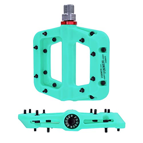 image for FOOKER MTB Pedals Mountain Bike Pedals 3 Bearing Non-Slip Lightweight 