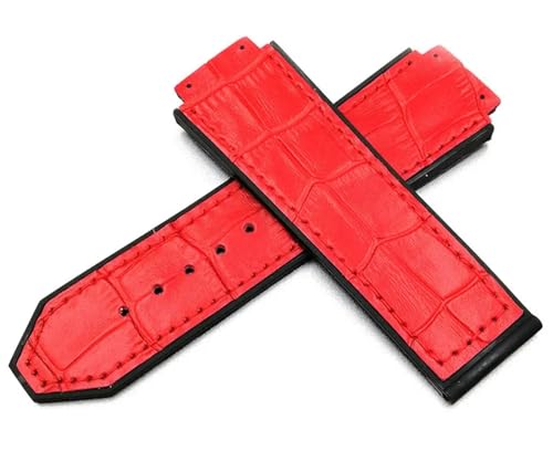 Remplacer bracelet montre usé par ce bracelet en cuir pour Hublot 25mm