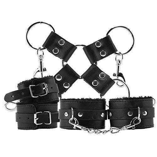Supreme Bed Bindings Restraint Kit Shots Ouch sangles de lit réglables noires