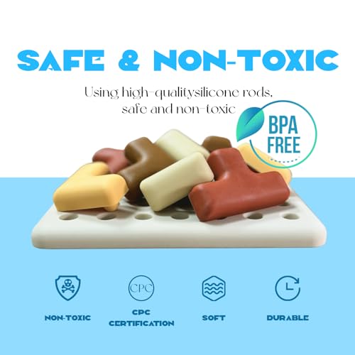 Silicone Shape Puzzles for Dementia, Alzheimers Activities & Fidget Toys for Elderly, Cognitive Matching Games, Stimming Toys for Autism Adults, Gift Toys for People with Alzheimers - Image 4