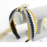 10 Fasce Per Capelli Annodate Donna | Larga 3 Cm Elastica | Turbante Morbido Alla Moda | Accessori Capelli Colorati