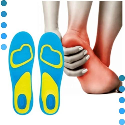 Palmilha Ortopedica Gel Silicone Anti Impacto Pés Sem Dor (42-48) (38-42)