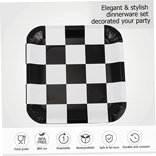 Gadpiparty 1 Conjunto De Talheres Infantis Para Carro De Corrida Suprimentos Para Festa De Aniversár