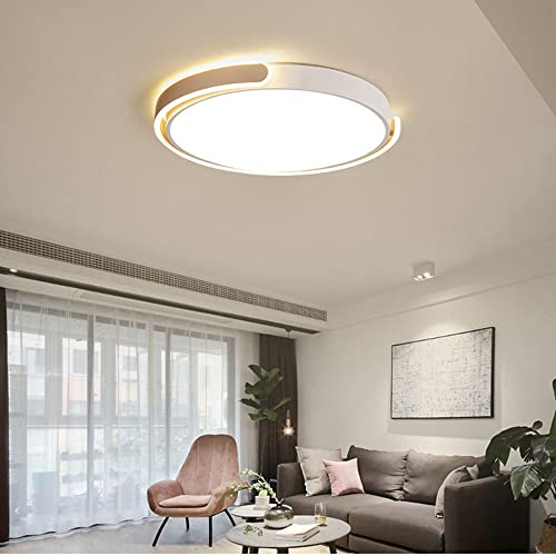 Plafond éclairage LED round plat 6000K pour intérieur moderne