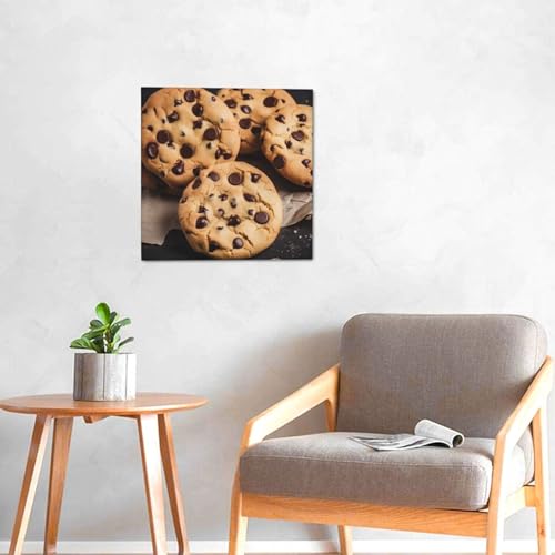 Impression toile chocolat mur vide salon moderne - 3