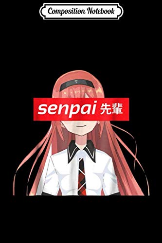 Composition Notebook: Japanese Anime Girl - Notice Me Senpai Journal/Notebook Blank Lined Ruled 6x9 100 Pages