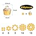 Vdomus 5 Tier Acrylic Cupcake Stand with Display LED String Lights, Pastry Cake Stand Dessert Tree Cupcake Stand Tower for Birthday, Wedding Party Celebration, Warm, Round