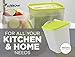 Arrow Home Products 1 Quart Freezer Food Storage Containers with Lids, 6 Pack - USA Made Reusable Freezer Containers for Food Storage - Prep, Store, Freeze - BPA Free, Dishwasher Safe, Durable