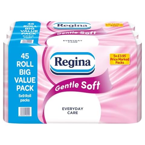 Regina Gentle Soft Toilet Tissue - 45 Rolls Cover