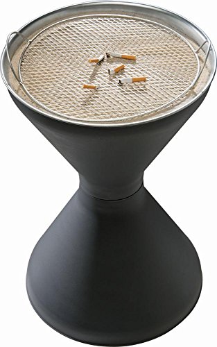 APS 574 Standascher 'DIABOLO', Ø 40 cm, Höhe 60 cm, für Innen- und Außenbereich, inklusive 1,5 kg Sand, Made in Germany