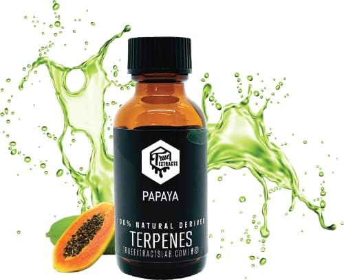 True Extracts Terpenes – Papaya | 1ml | 100% Pure Organic Concentrate | Natural – No Artificial Flavoring | Health & Wellness (Aromatic Use Only)