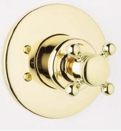 Rohl A2700XCTCBTO A1401Lmoi Country Bath Collection 4-Port 3-Way Diverter Trim Only Swarovski Crystal Cross Handle, Tuscan