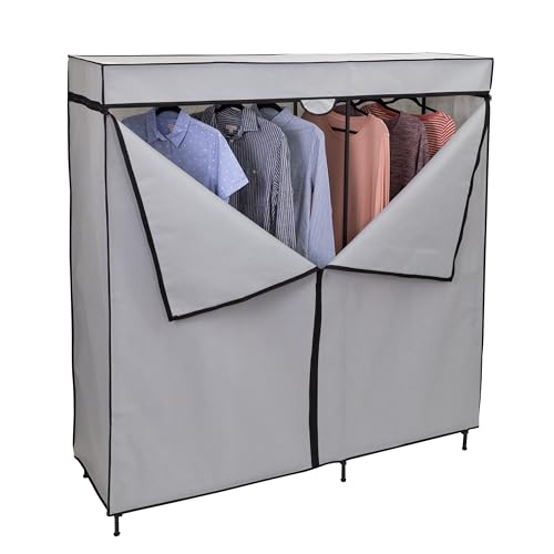 Honey-Can-Do WRD-03746 60 Inch Wardrobe Clothes Storage Closet cover
