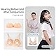ONEFENG Crossdresser BH-Set mit Brustprothesen,Realistische Silikon Brüste für Männer Crossdressing Transgender Cosplay BH