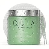 QUIA Toner Pads – AHA/BHA Dual-Action Exfoliate and Hydrate All in One – Soothing Formula for Sensitive Skin – Reduces Blackheads and Blemishes- 70 Gentle Textured Pads – Korean Skincare