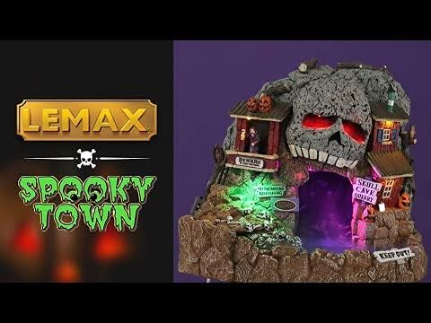 Miniatura 2 de Lemax Cantera de la cueva del cráneo, con adaptador de 4.5V #14822