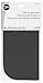 Dritz 55240-13T Twill Iron-On Patches, Gray, 5 by 5-Inch, 2-Pack