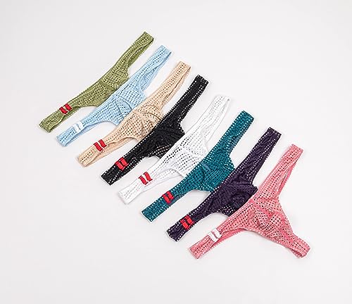 Men's Spandex Thong Bikini Low Rise Slim Fit Briefs Underwear4