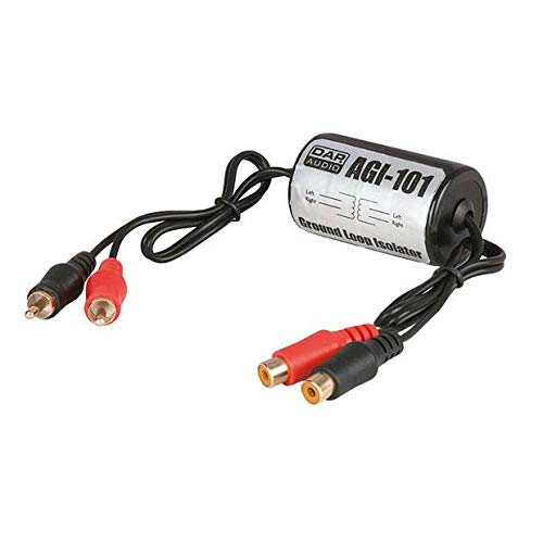 AGI de 101 Audio Ground Loop Isolator  Masa lazos Isolator  Transformador de separación, RCA