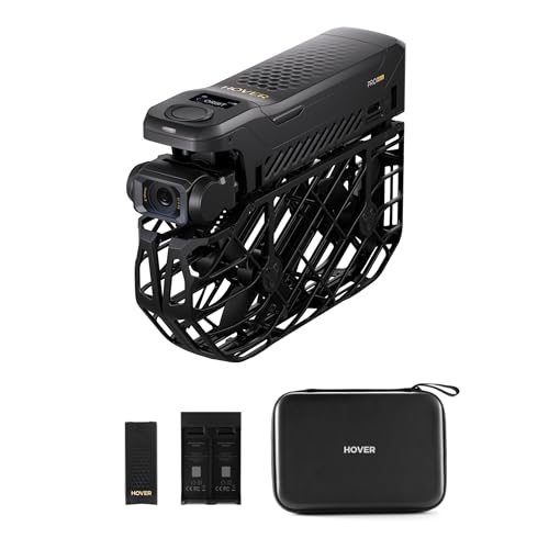 HOVERAir X1 PROMAX Caméra Sport 8K, Caméra Volante Pliable avec Vitesse de Suivi: 42KM/H, 10+ Modes Automatiques, Vol Partout avec OmniTerrain, SmoothCapture 2.0(Basic Combo)