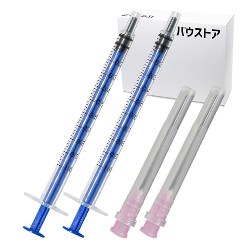 �o�E�X�g�A �C���W�F�N�^�[ 1ml ���ˊ� �V�����W + 5.5cm�j 2�Z�b�g �e��t�̋l�ߑւ�