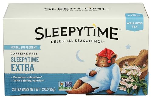 Celestial Seasonings Wellness Tea, Sleepytime Extra, 20 Count Box