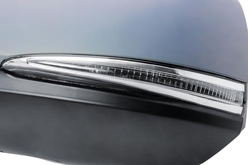 Driver Left Side Door Mirror Power and Heated Glass with BLIS Turn Signal Light and Primer Back Manual Folding for Toyota Tacoma 2017-2023 by LONGLING - Used condition - Image 4