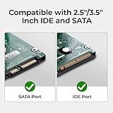 UNITEK USB 3.0 to IDE SATA Hard Drive Adapter Cable, IDE External Converter for Universal 2.5/3.5 HDD/SSD, One Touch Backup Function and Restore Software, Included 12V/2A Power Adapter - Image 8