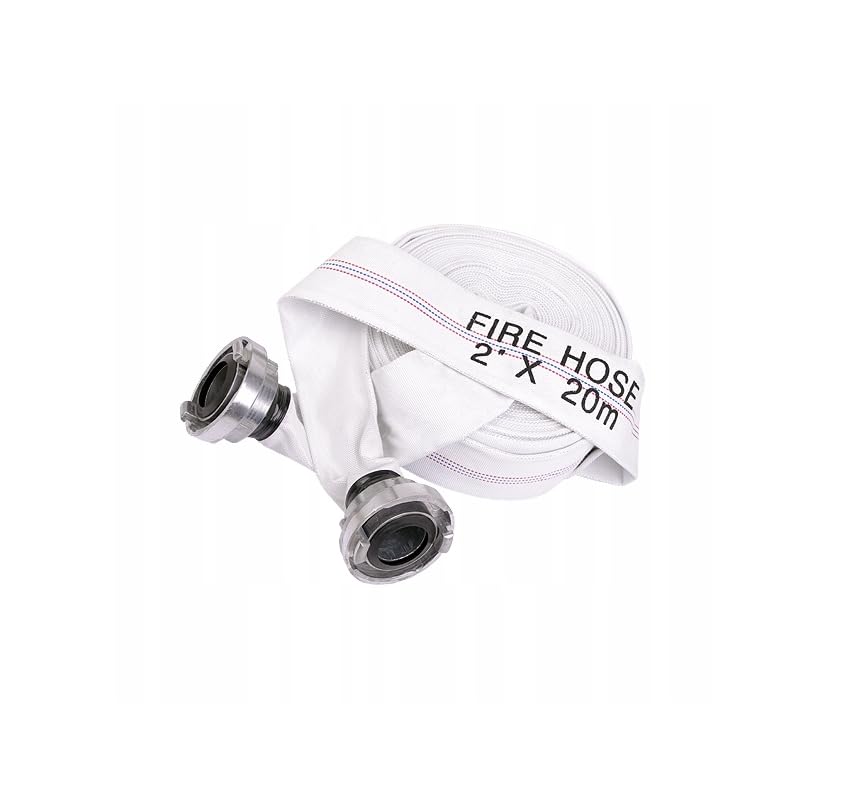 Bauschlauch 2 20m Feuerwehrschlauch Industrieschlauch Schlauch C-Storz-Kupplung Aluminium 52 mm