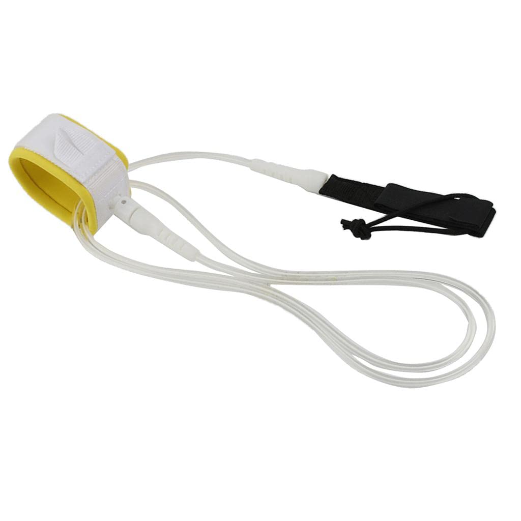Amagogo Leash per Tavola da Surf, Corda per Gamba da Surf, Resistente 6 Mm con Doppio Moschettone Antiruggine