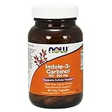 NOW Supplements, Indole-3-Carbinol 200 mg with Flax Lignan Extract, 60 Veg Capsules