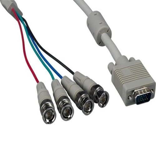 Cable VGA a 4-BNC RGBS con ferritas 6ft miniatura 1