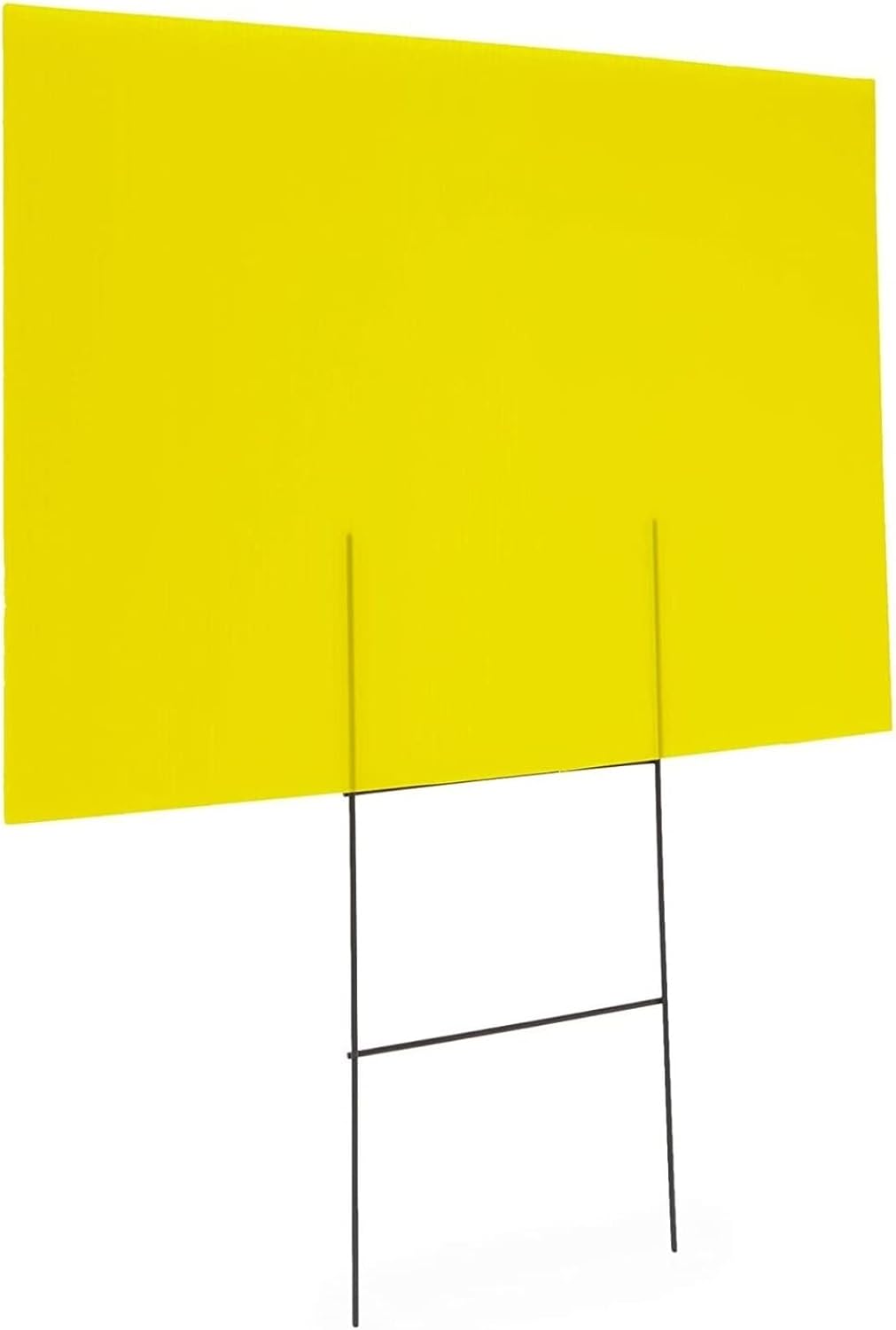 Okuna Outpost Corrugated Plastic Yard Signs - Neon Yard Signs with Stakes - Open House & Real Estate Signs - 6 Pack, 17 x 12 in, 4mm, Neon Yellow