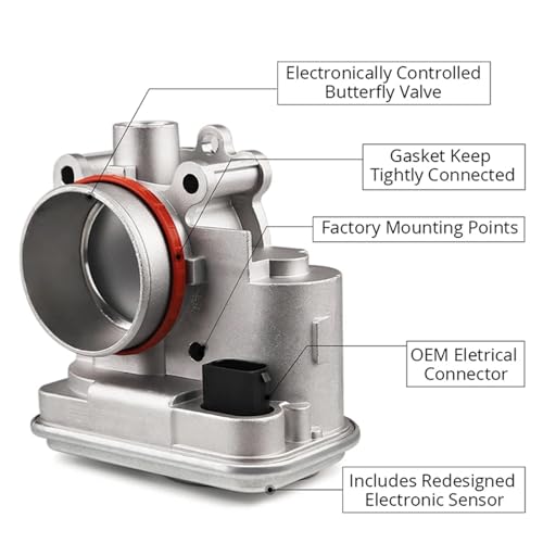 Corps de papillon à régulation précise OEM 04891735AC pour Jeep