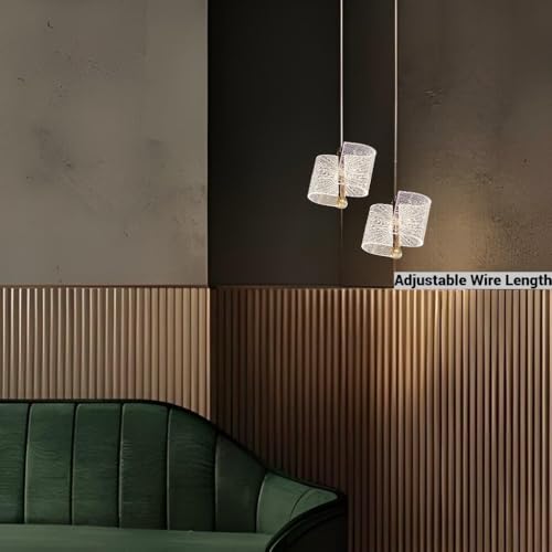Image of FILLISKA 3 in1 Colour Changing LED Luxurious Hanging /Pendant Light (FrenchGold-PAY1587)