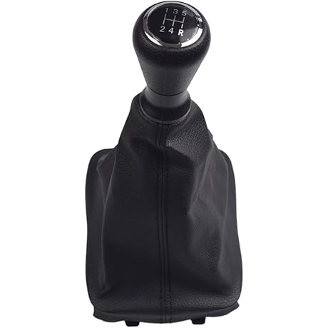Hacreyatu Gear Shift Knob Cover for Peugeot 206