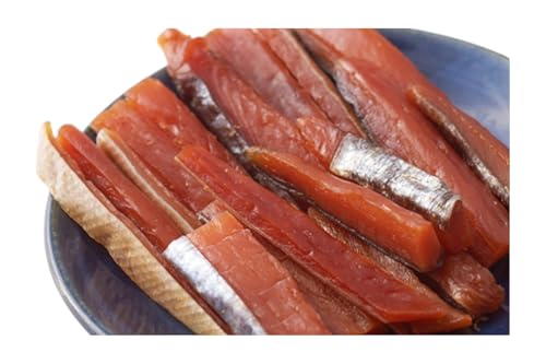 スモーク仕立てソフトタイプ鮭とば500g(250g×2)オホーツク枝幸産[めじか鮭の燻製]高田商店 [ 魚貝類 サーモン 北海道 オホーツク 枝幸 ]