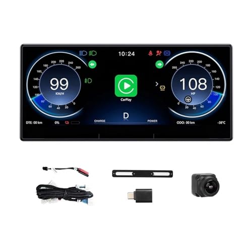 Pantalla frontal para Tesla Model 3 y Y con sistema HUD de 9 pulgadas y CarPlay integrado