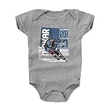 500 LEVEL Cale Makar Baby Infant One Piece Bodysuit (12M, Heather Gray) - Cale Makar Colorado State WHT