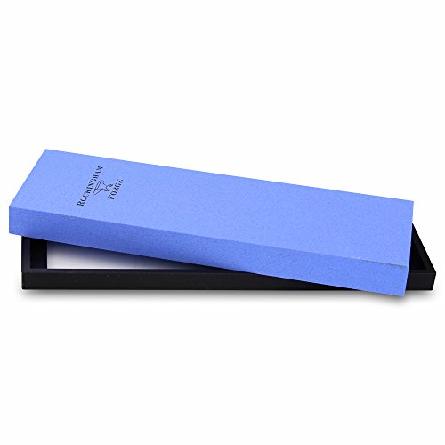 Miniatura 3 de Rockingham Forge Supersharp Piedra De Afilar De, Grano Grueso 240 - Piedra De Afilar Cuchillos Profesional Con Base Antideslizante, 18 X 6 X 1,5 Cm - Afilador De Cuchillos De Cocina