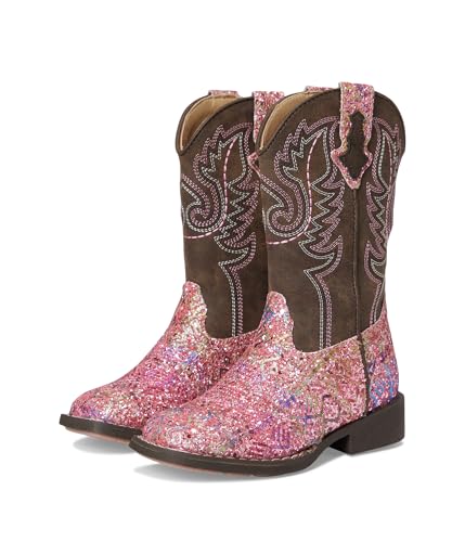 ROPER girls Western Boot, Pink, 12 Little Kid US