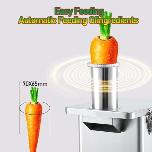 Cortadora eléctrica comercial de verduras ajustable miniatura 4