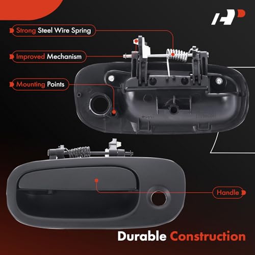 A-Premium Front Left Driver Side Exterior Door Handle with Keyhole by A-Premium - Used condition - Image 4