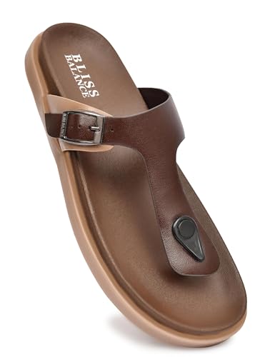 Image of Extra Super Soft Comfortable Cushion with Adjustable Strap Lightweight Sandal Waterproof Pain Relief Anti-Skid Sole Slipper OUTDoor INDoor Stylish Footwear for Women All-Day Comfort BB1105