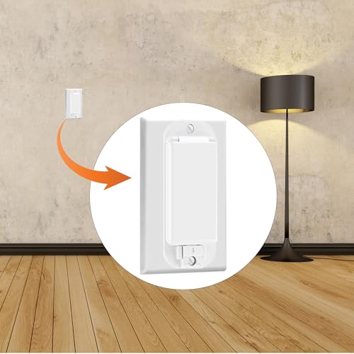 (2 Pack) Light Switch Guard Cover,Light Switch Plate,ChildProof Wall Switch Guard Keeps Lights or Switches from Being Accidentally Turned ON or Off, Rocker Style by TERDEWE - Image 4